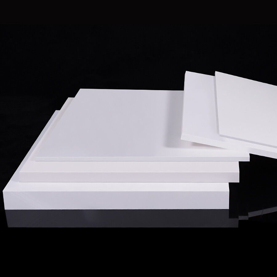 White PTFE Sheet Plate Thick 0.5mm to 30mm Polytetrafluoroethyle Plastic Panel