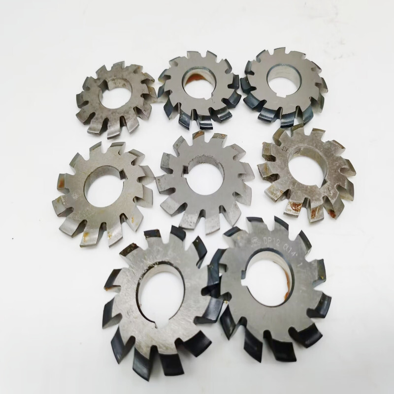 8PCS HSS PA14-1/2 Involute Gear Cutter DP8 DP18 DP14 DP16 DP20 DP22 DP24 14.5°