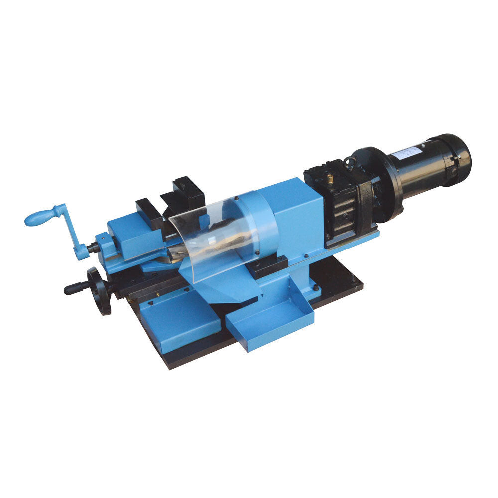 1 HP Electric Tube Pipe Notcher 1/2 to 2″ End Mill V-Block Rotary Vise 0-250 RPM