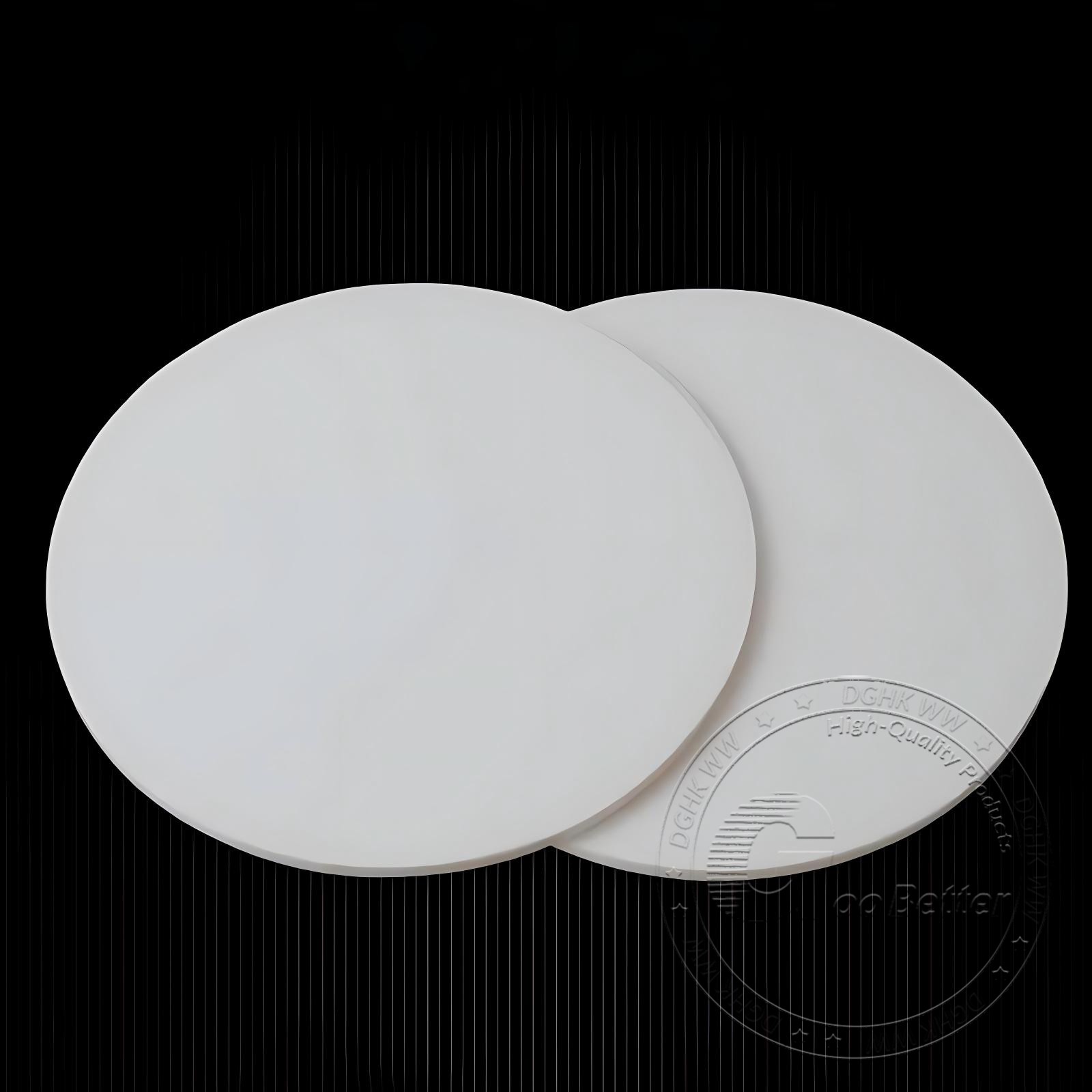 White PVC Plastic Round Discs Diameter 20-400mm Thickness 3-30mm Rigid PVC Sheet