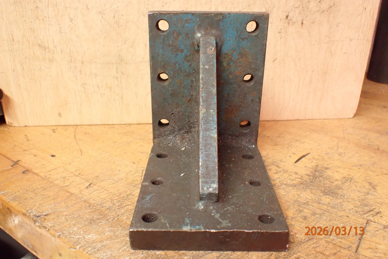 LOT RX42 MACHINIST MADE ANGLE PLATE JIG FIXTURE SETUP TOOLING