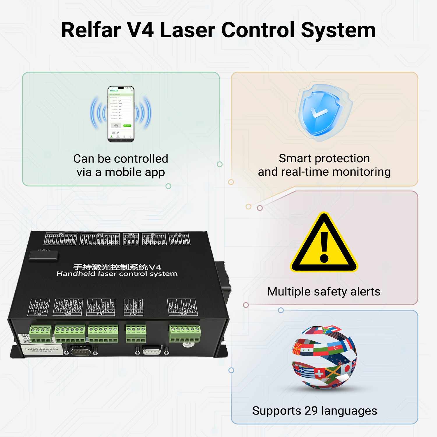 2000W Laser Cleaning Machine Rust Removal Laser Remove Oil Paint Double Pendulum
