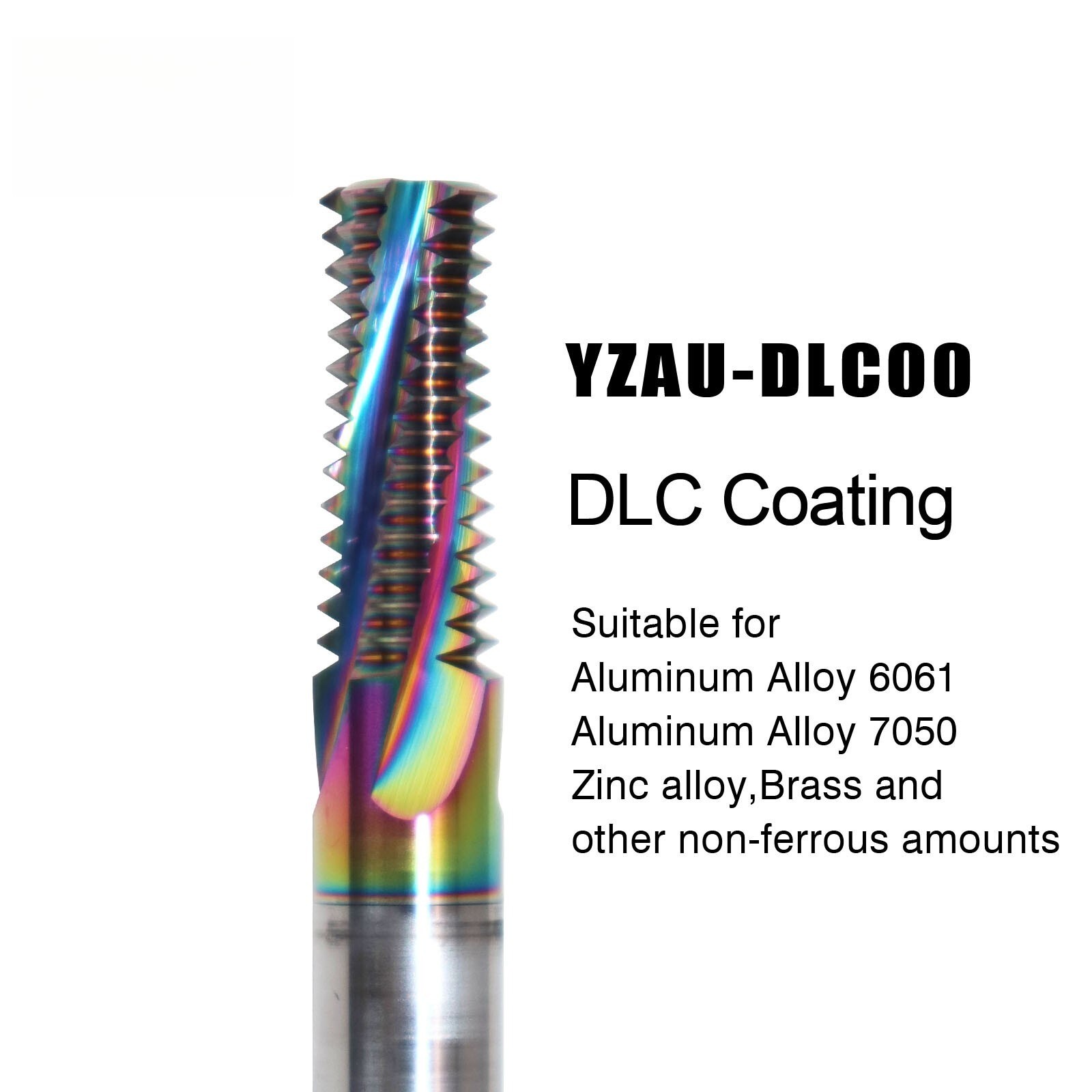 UNC Thread End Mill Carbide Full tooth CNC Boring Threading Cutter Aluminum
