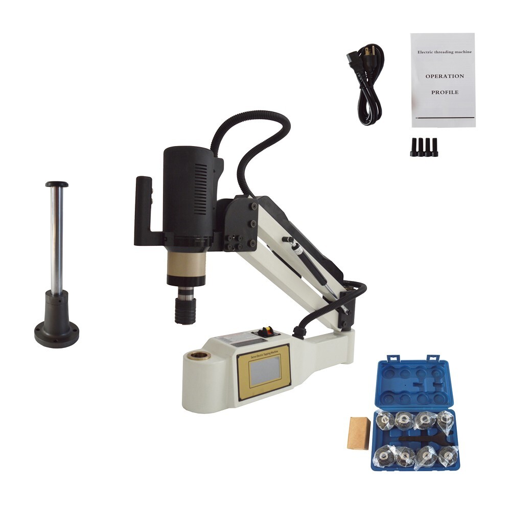220V 1200W GT24 M6-M30 Universal 360° Tapper Touch Screen Tapping Machine