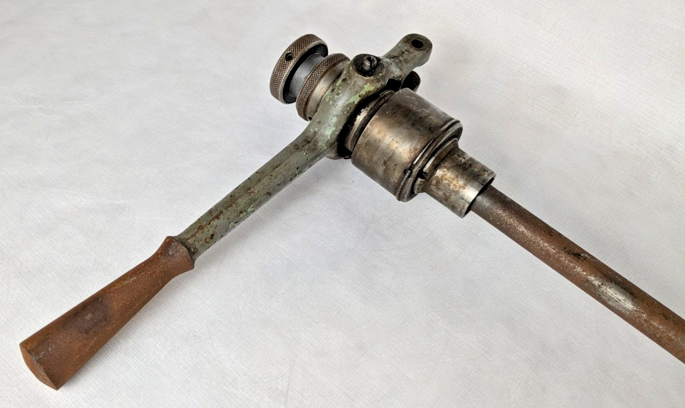 9″ South Bend Lever 3C Collet Closer. Missing Yoke Bracket. Needs Restoration