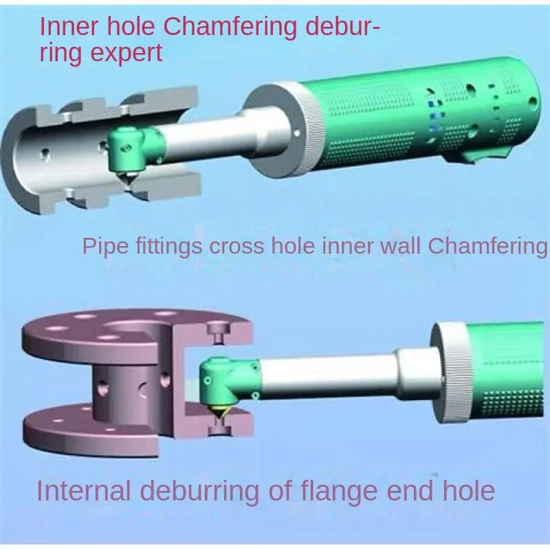 220V Hand-held Electric Hole Chamfering Metal Inner Hole Deburring Tool Pipe