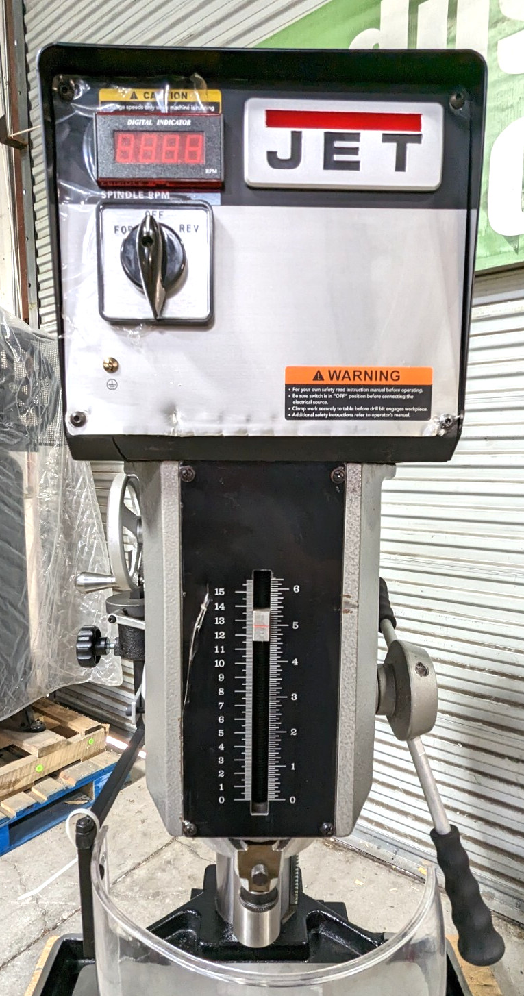 Jet Drill Press JDP-20-VS-1 FWD/REV 3MT 115 & 230V 354230 Scratch &