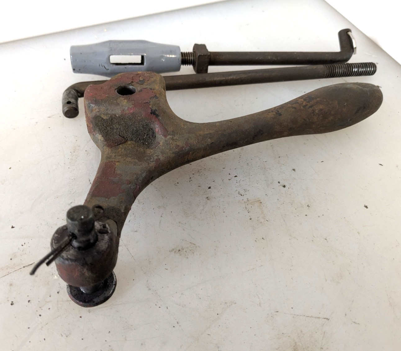 9″ inch South Bend Belt Tensioning Lever and Turnbuckle for Horizontal Drive
