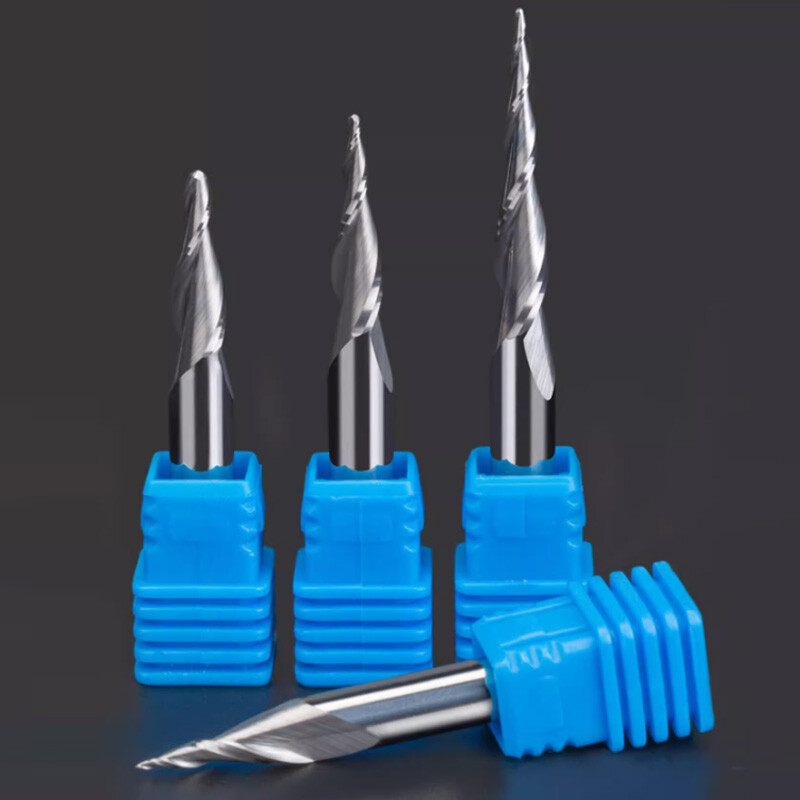 HRC 55° Tapered Ball Nose End Mill Milling cutter 6mm Shankφ CNC/Engraving/ Bits