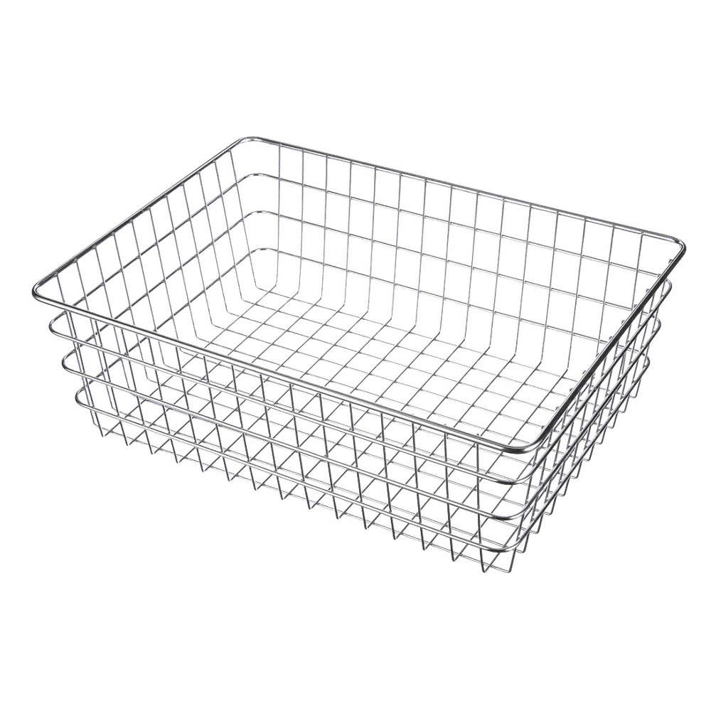 MARLIN STEEL WIRE PRODUCTS 153-12 Storage Basket,Rectangular,Steel 52JA72