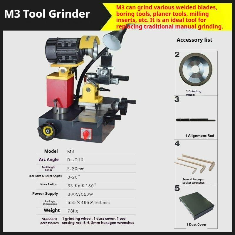 Universal Welding Thread Turning Tool Grinding Machine, Grinding Machine