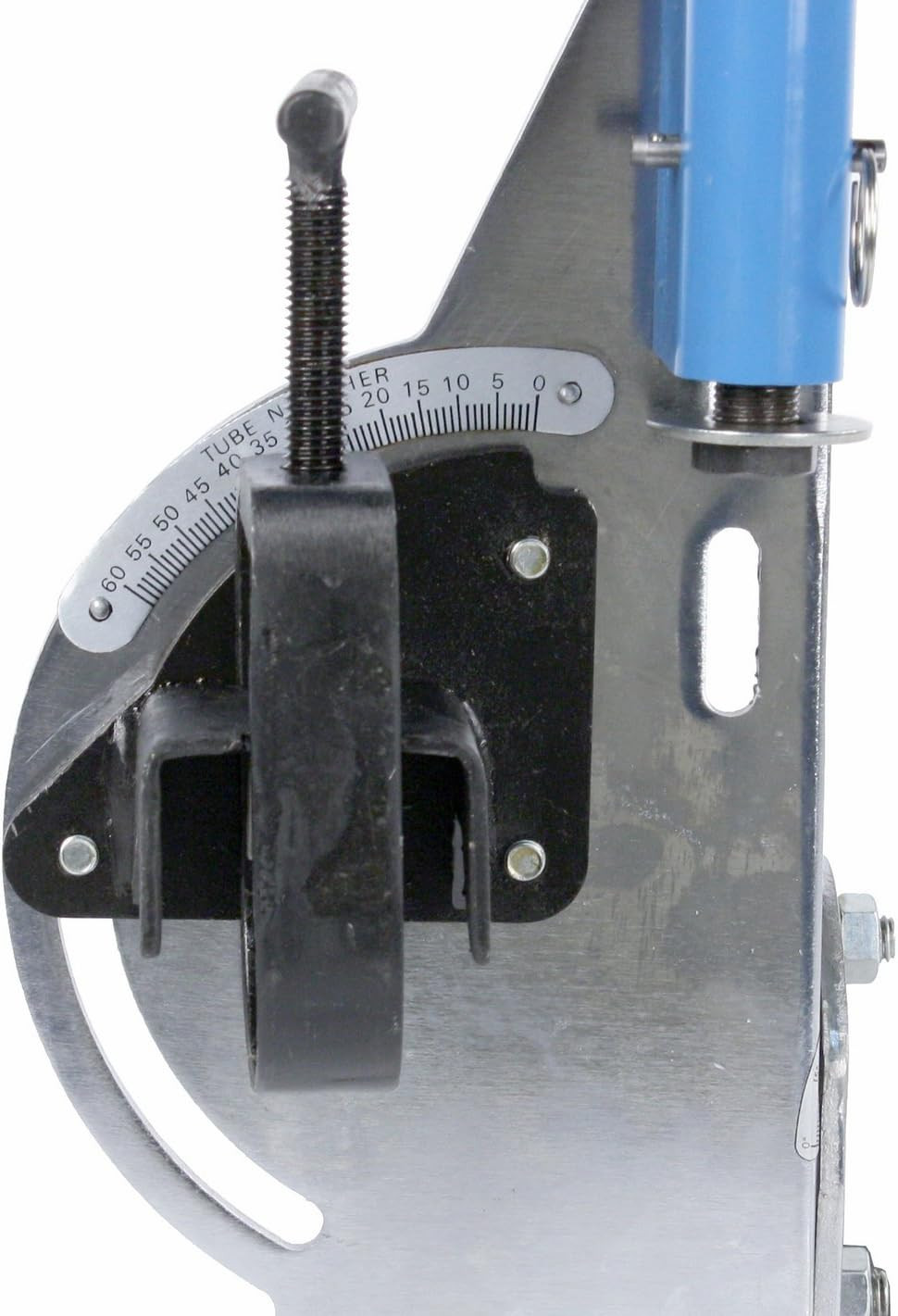 Tube and Pipe Notcher Tool – 2″ Capacity, 0-60° Angle Cuts, Drill Press Mount, C