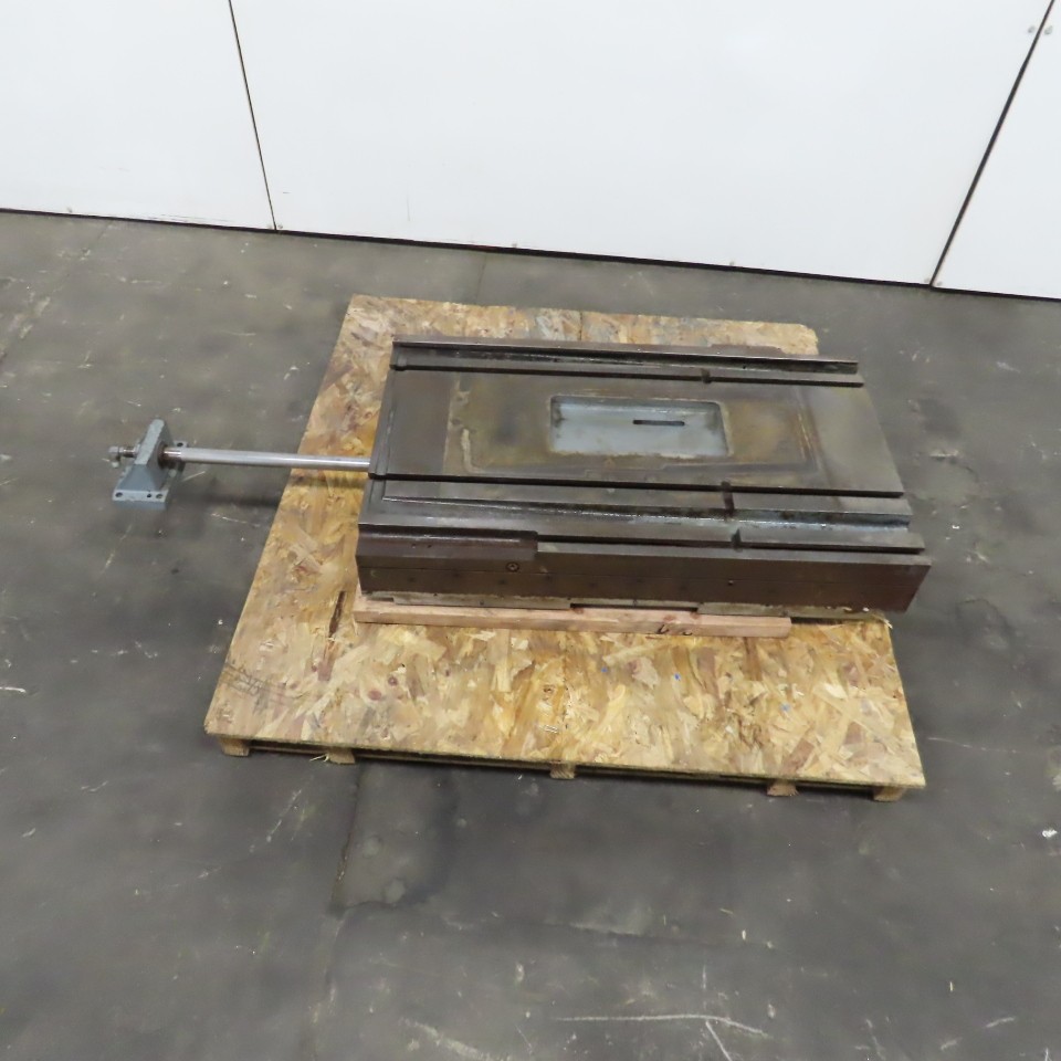 37″ L x 22-1/2″ W Hydraulic Cylinder Operated Linear Sliding Table 17″ Stroke