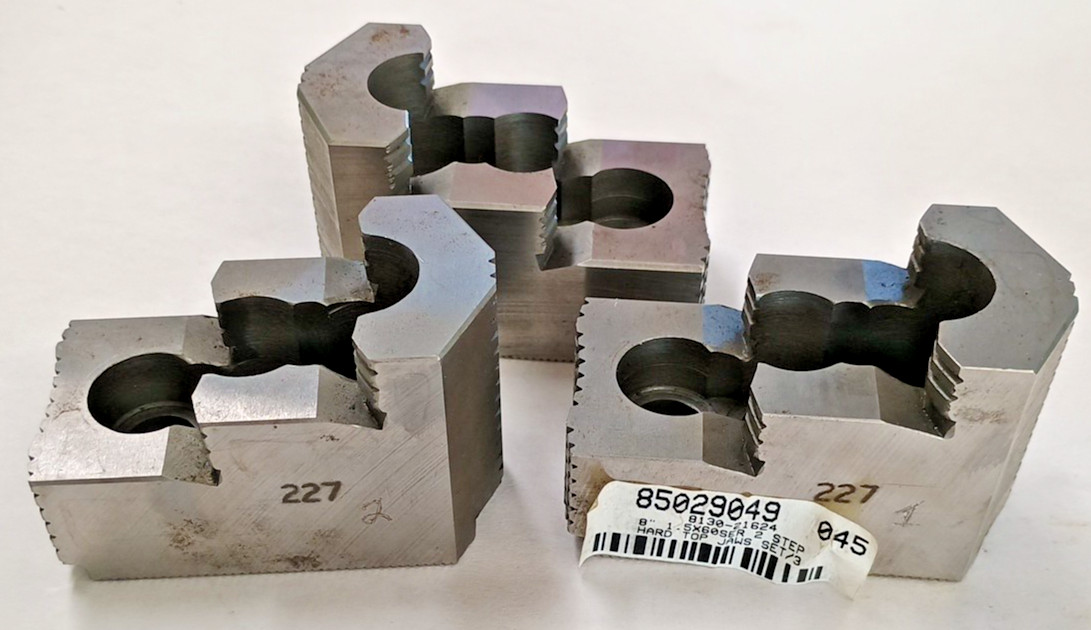 Atlas 8″ Lathe Top Jaw Harden 3 Pc MSC# 85029049