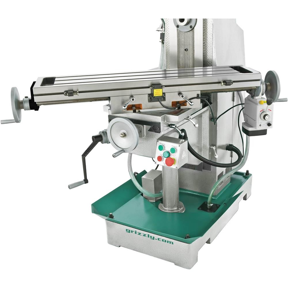 G0757 9″ x 39″ 2 HP Horizontal/Vertical Mill with Power Feed