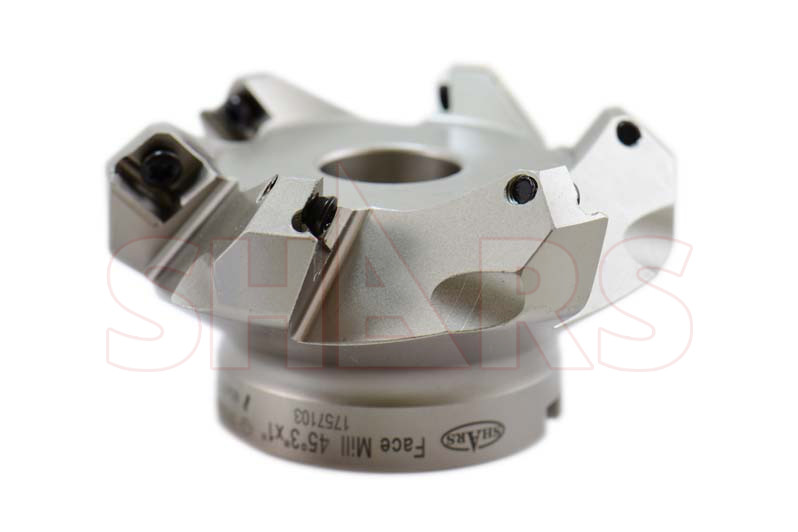 CNC 3″ 45° Indexable Face Mill SEHT 43 Insert 6FL W/Certificate P[