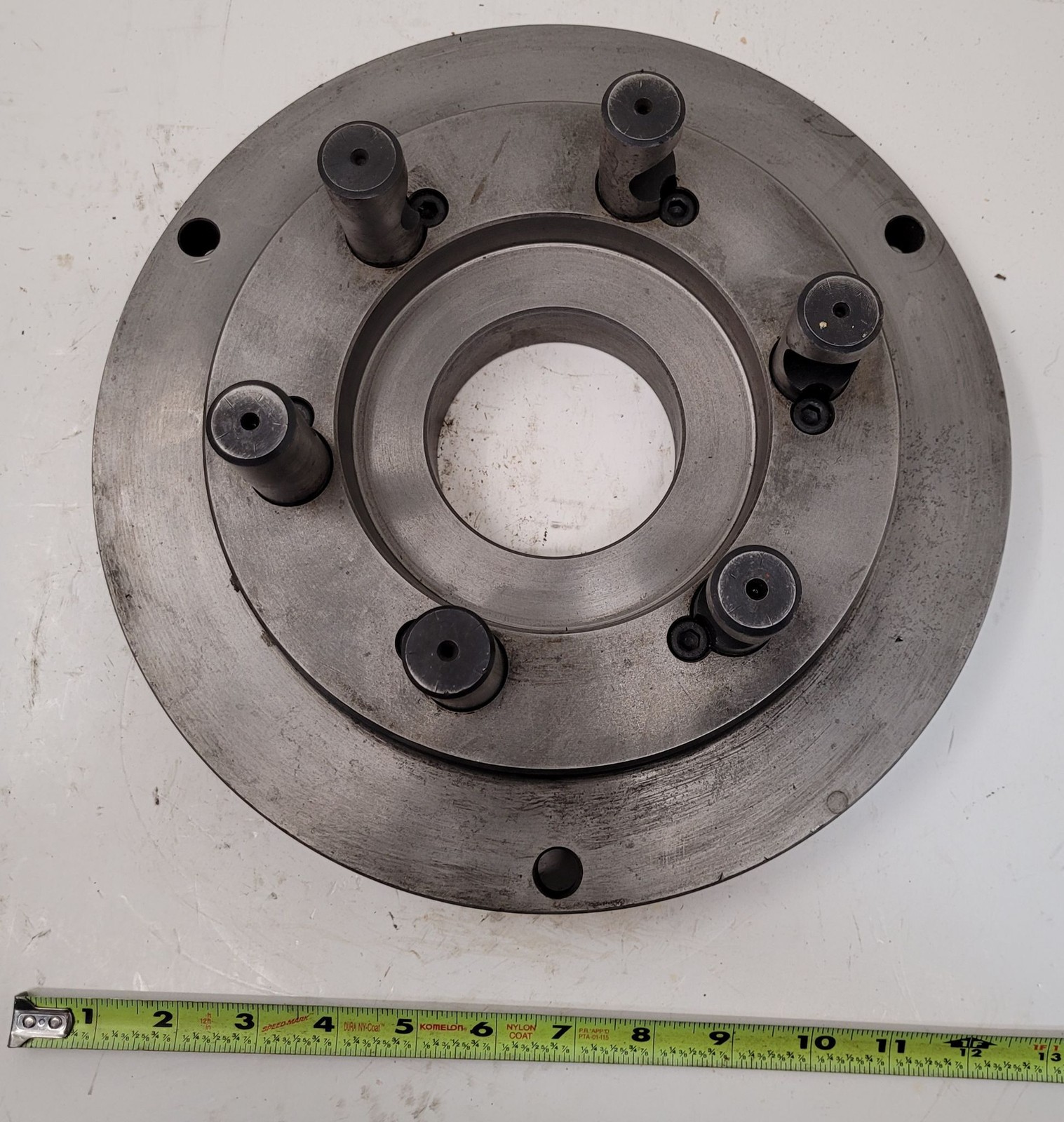 Buck Chuck D1-8 Lathe Chuck Mount Adaptor – 12in Diameter