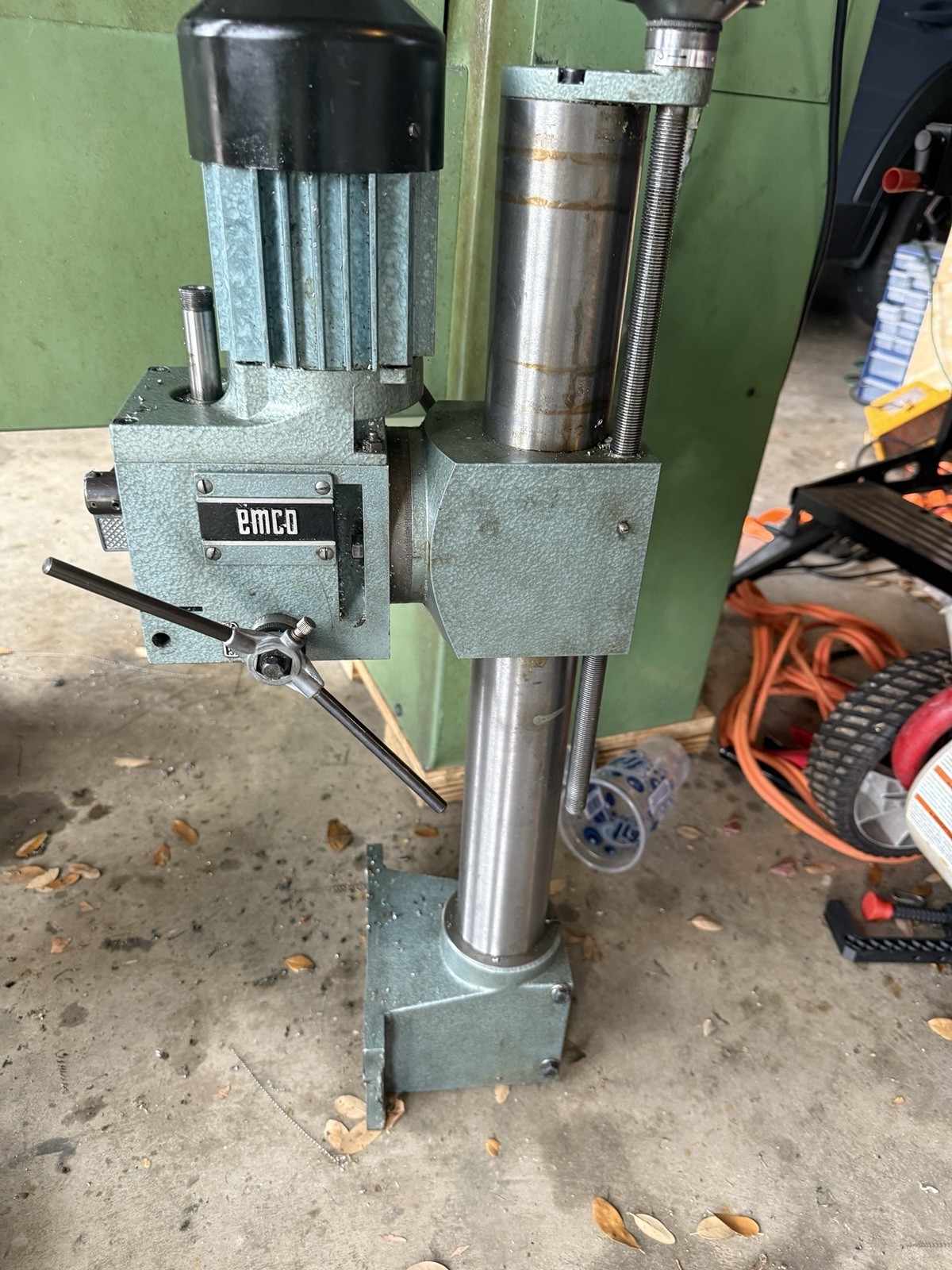 Emco Maximat V10-P 6-Speed Geared Milling Head 110V MT2 Complete Column Bracket