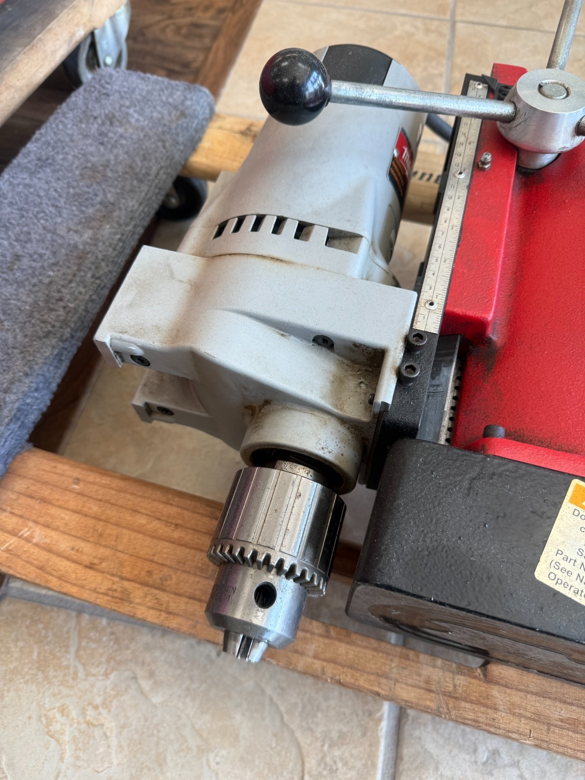 Milwaukee 4202 Drill Press Base 4262-1 ELECTRO-MAGNETIC DRILL MOTOR