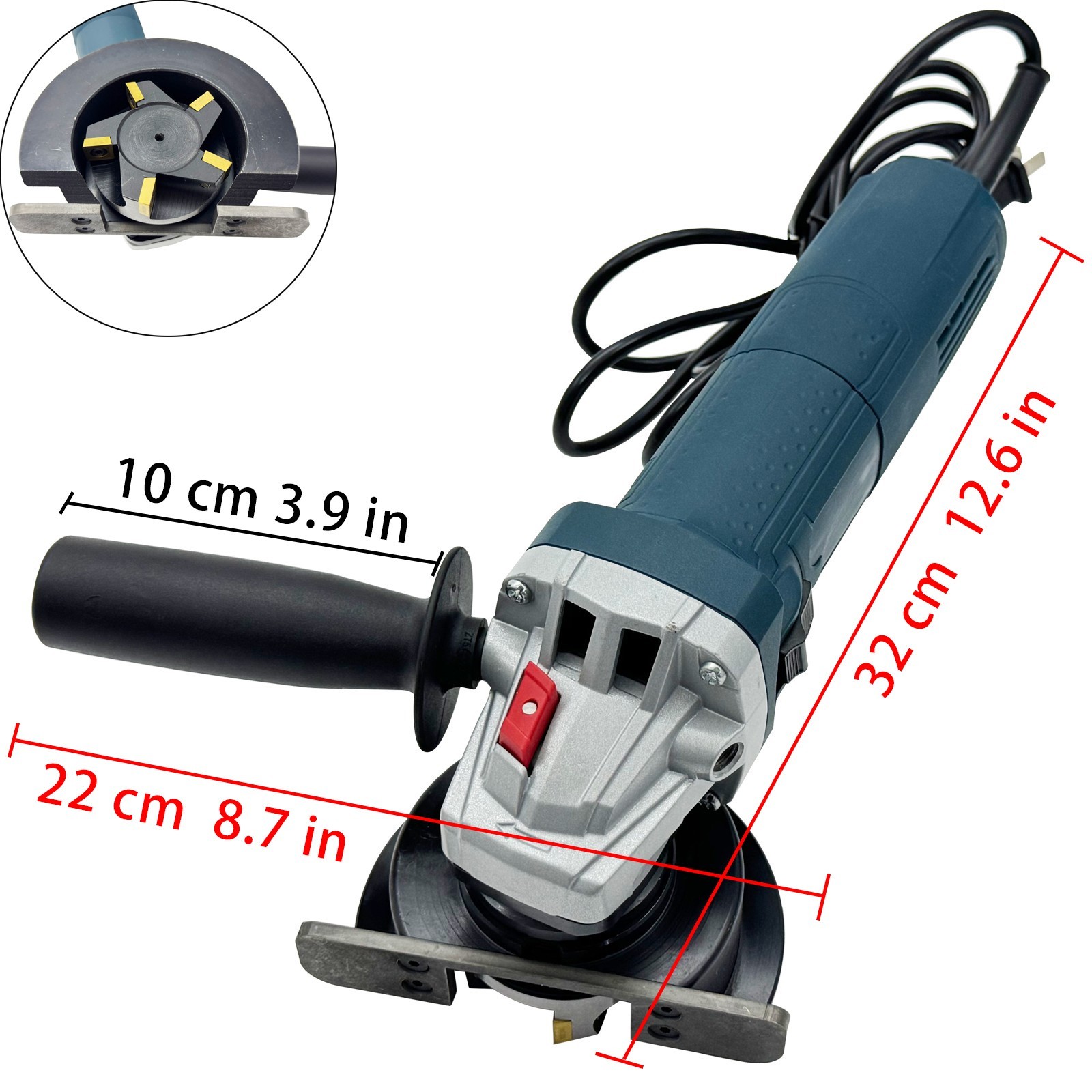 220V 1PH Weld Shaver Industrial Portable Excess Weld Metal Removal Machine