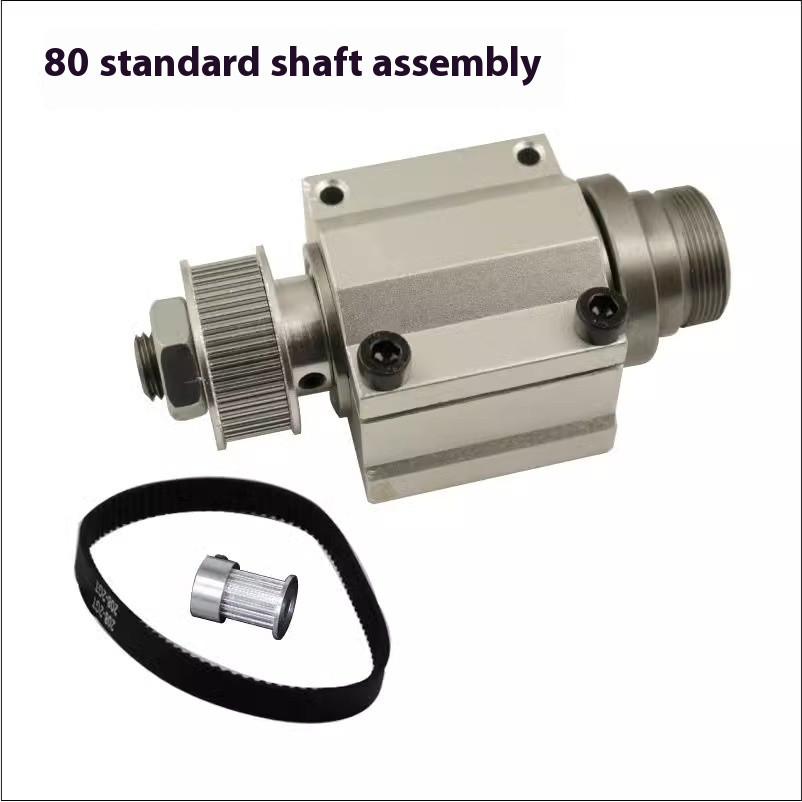 Versatile Motorized Rotary Lathe Woodworking Spindle DIY Slide Assembly + Chuck
