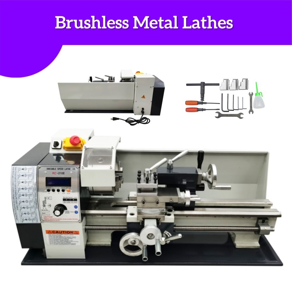 Industrial Metalworking Lathe 110V 1100W Precision Bench Lathe