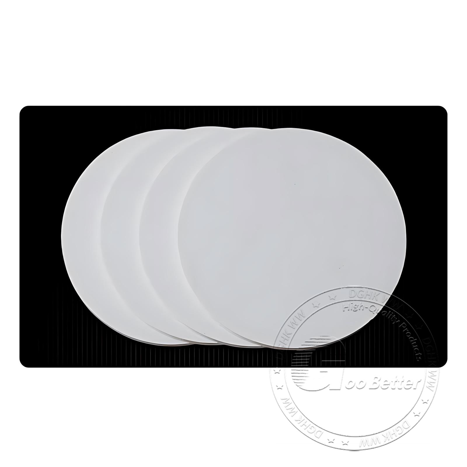 White PVC Plastic Round Discs Diameter 20-400mm Thickness 3-30mm Rigid PVC Sheet
