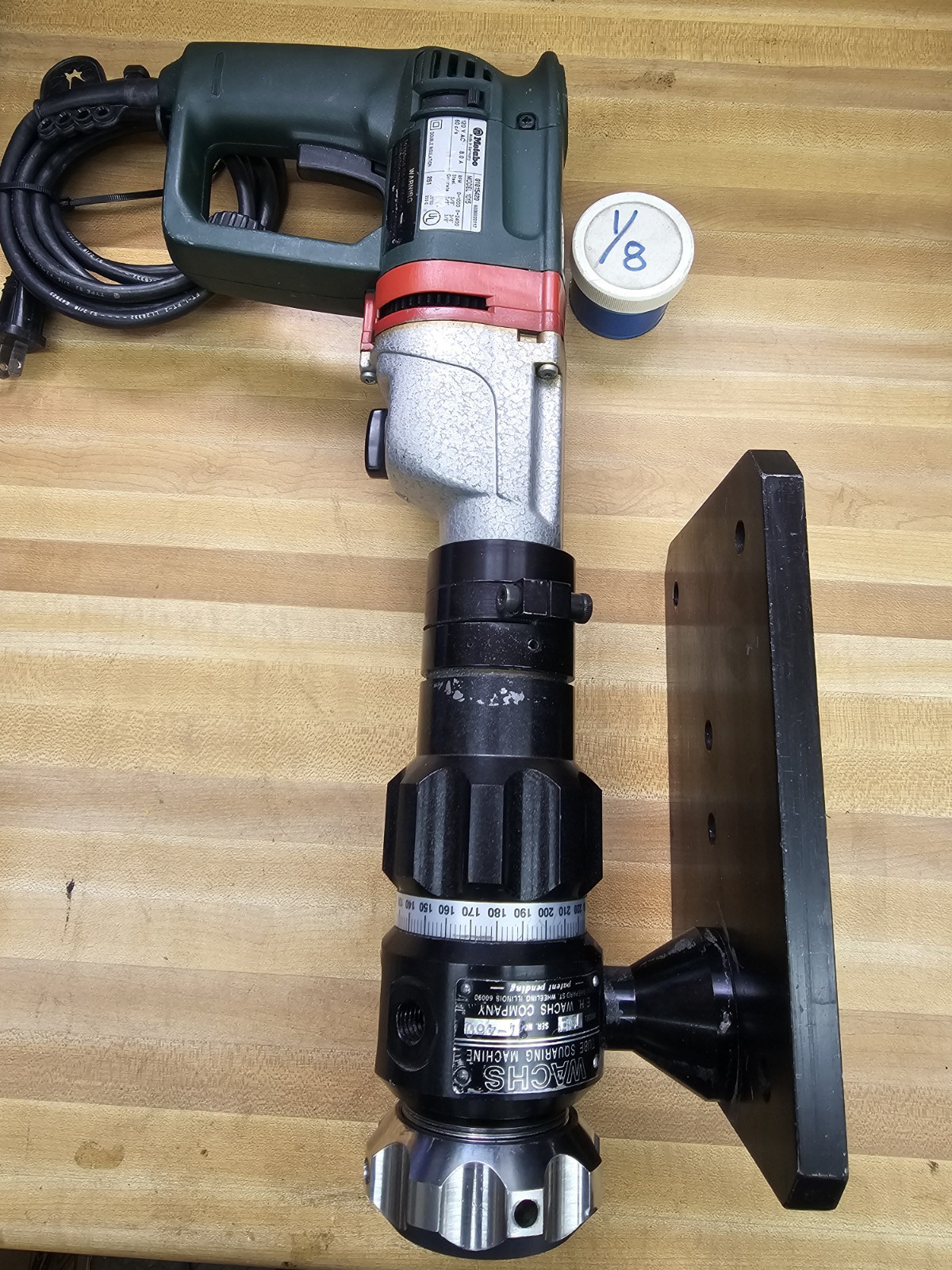 Wachs Metabo Tube Squaring Machine Facing Tool