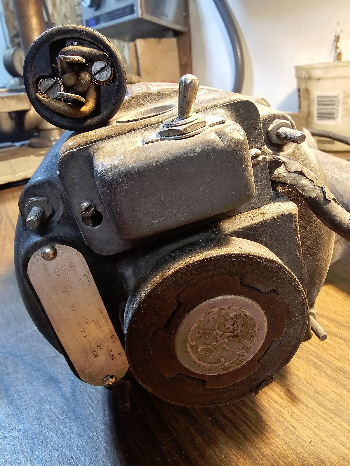 Vintage South Bend CE301B Tool Post Grinder – GE 1/4 HP – Tested & Working