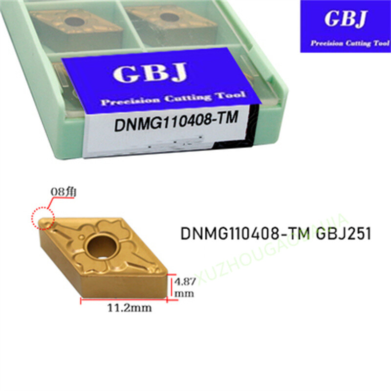 GBJ-CNC DNMG110404-TM DNMG150408-TM -GBJ251 Carbide turning insert For MWLNR/L