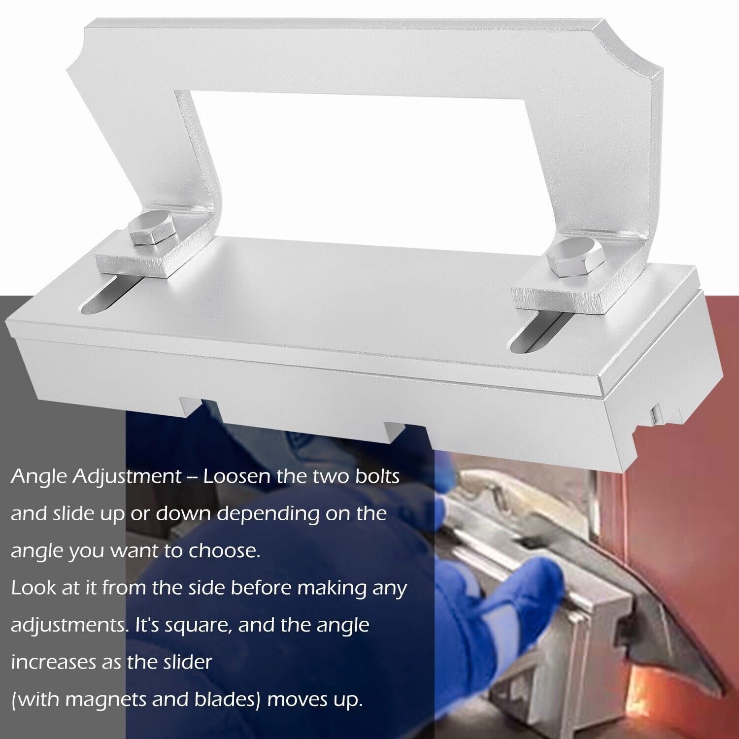 Knife Bevel Grinding Jig Adjustable Knife Making Belt Grinder Angle Grind Guide