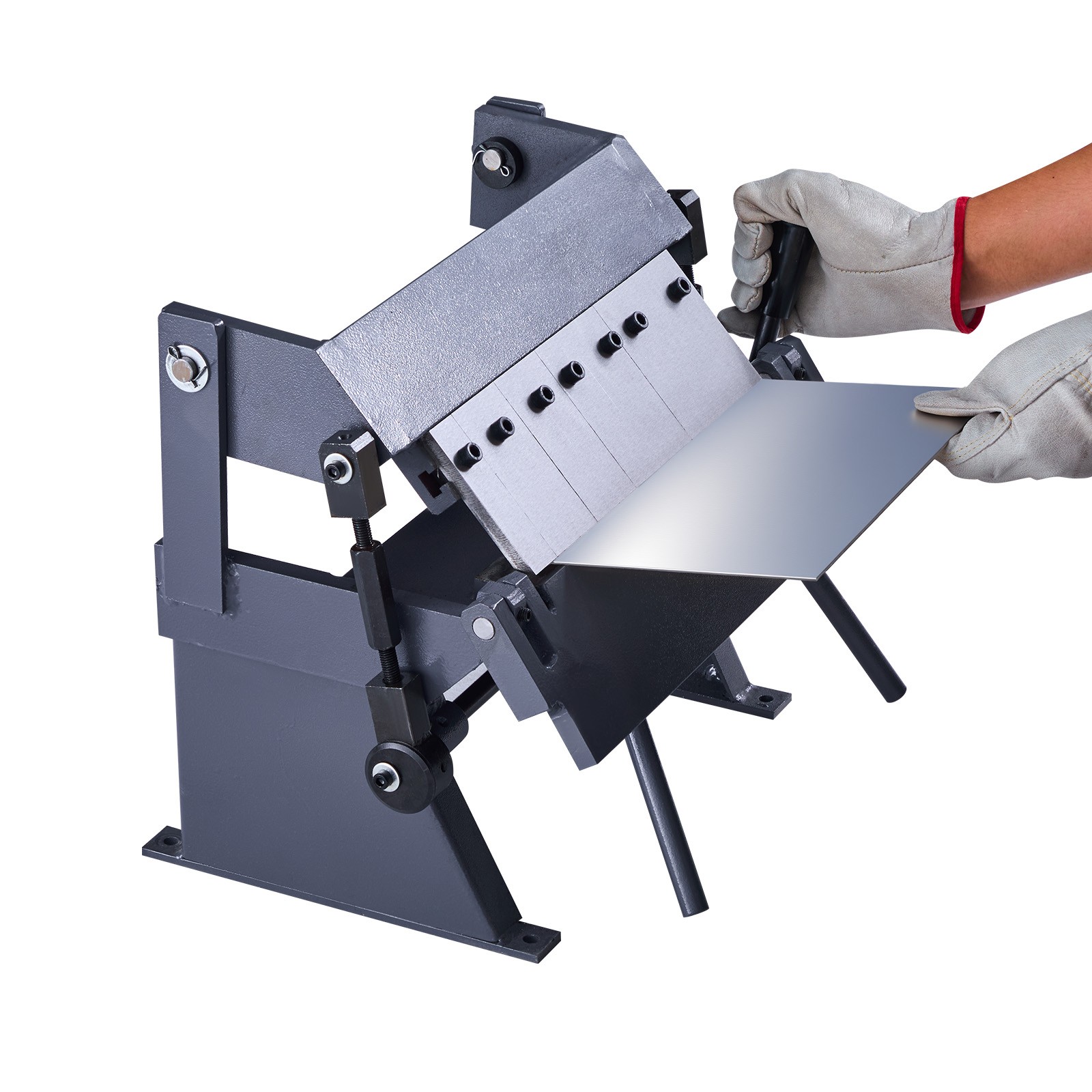 12 in Box and Pan Brake 0-135° 20 Ga Sheet Metal Bending Brake Bender 5 Fingers