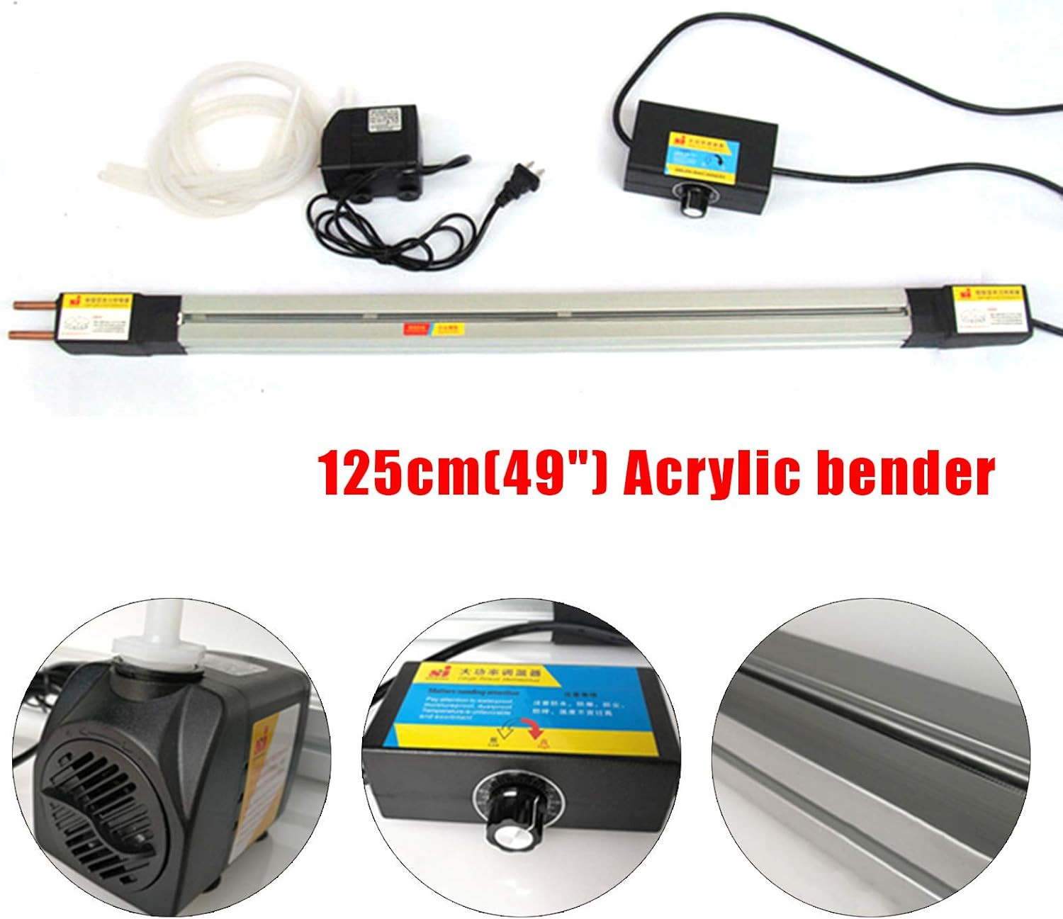 Gdrasuya10 49.2″ 110V Acrylic/PVC Bender, Manual Heater for 1-6mm Sheet