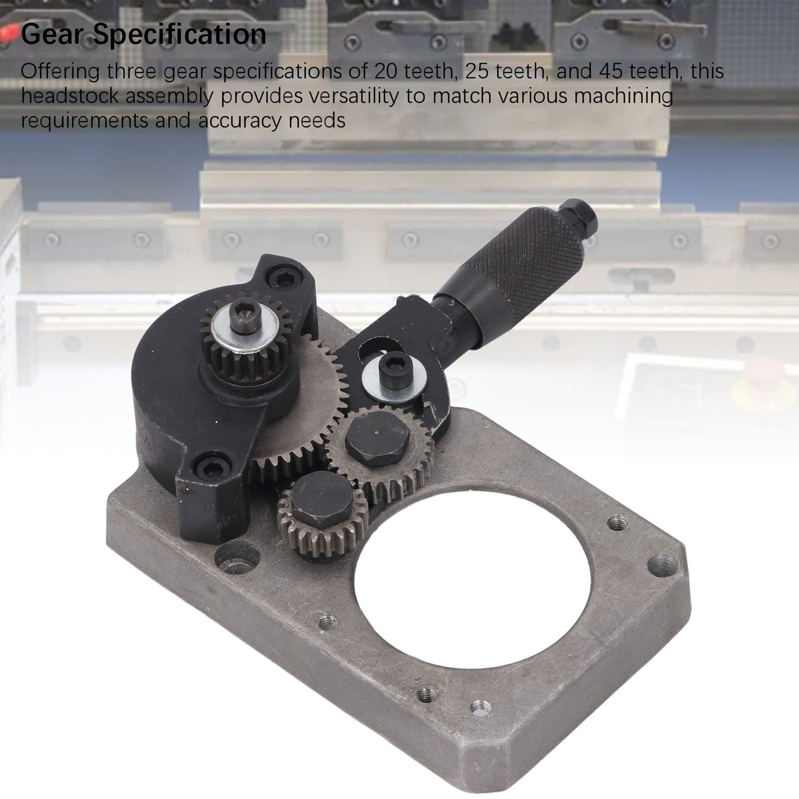 Lathe Headstock Assembly Gear Head Stock Forward Reverse Accessory For 0618 New