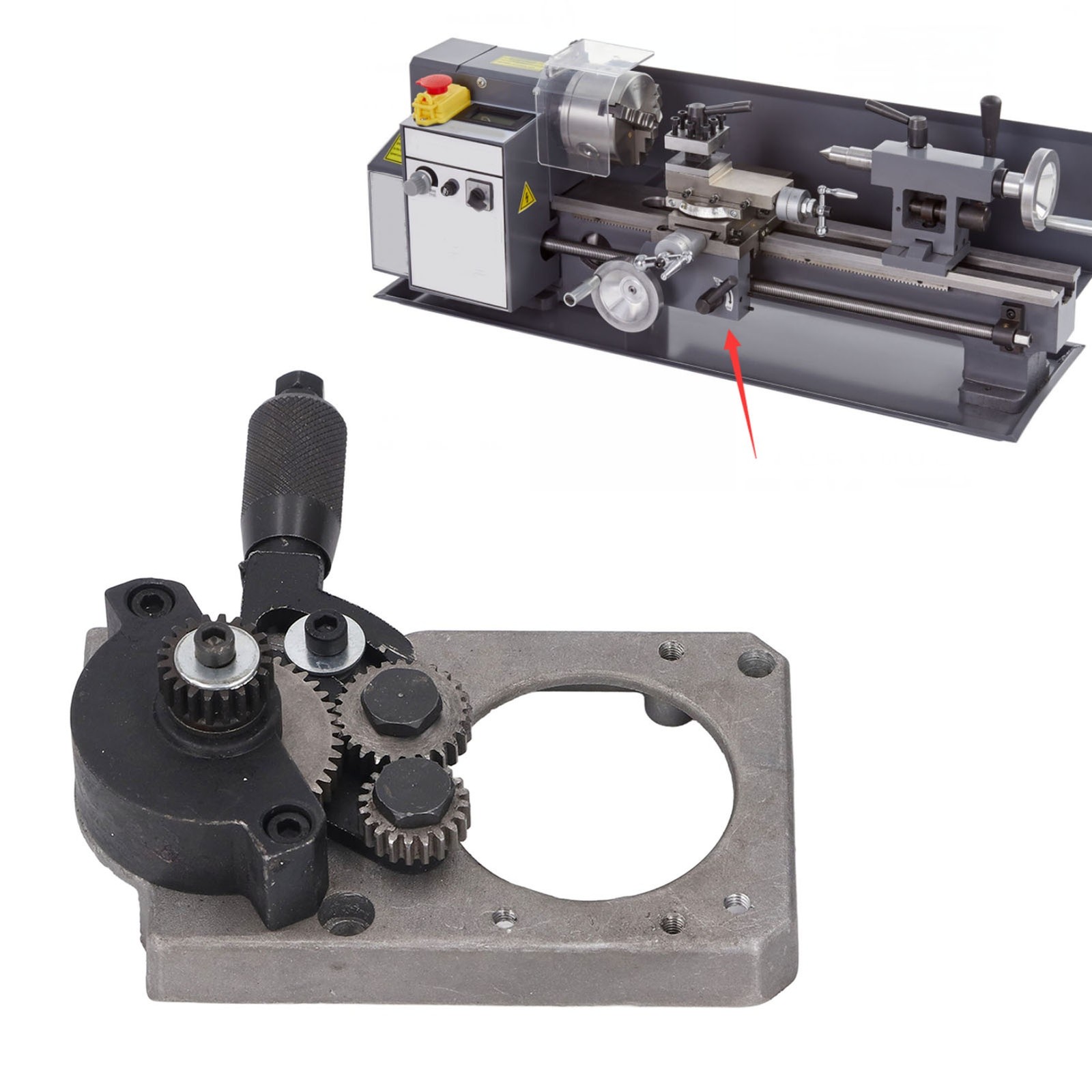 Lathe Headstock Assembly Gear Head Stock Forward Reverse Accessory For 0618 CJ18