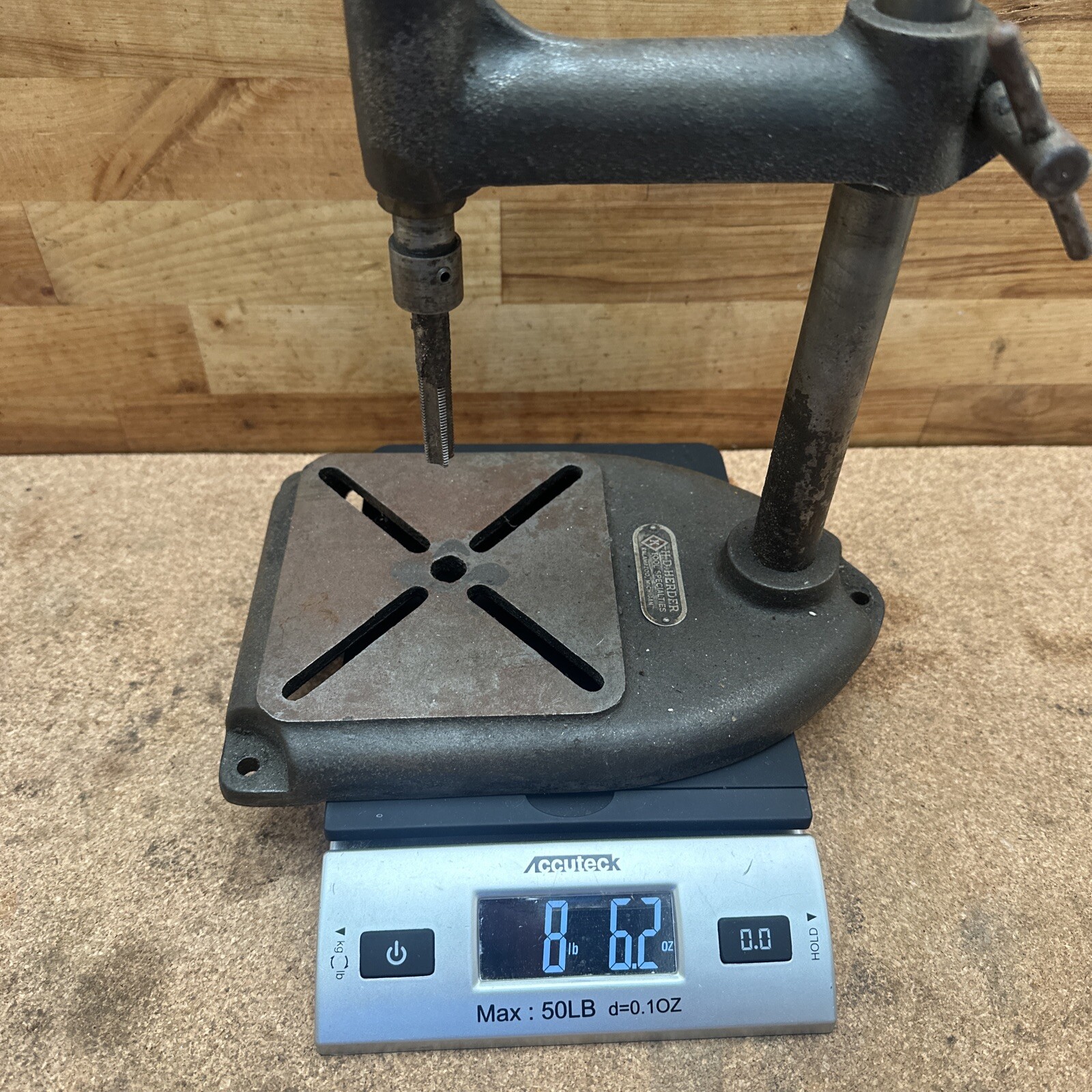 Vintage H.D. Herder USA Bench Hand Tapper Press Tool – Kalamazoo, Michigan