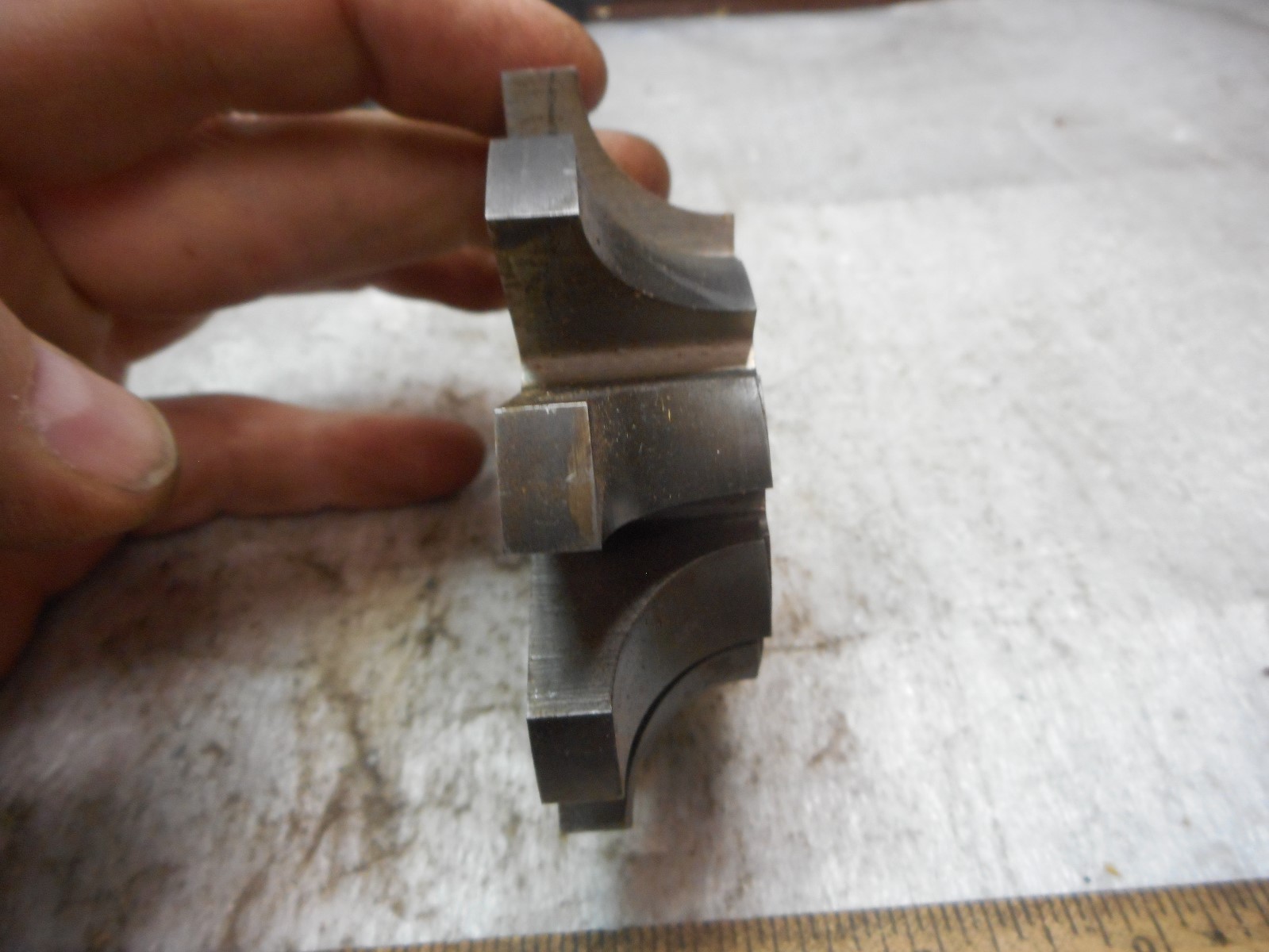 F & D 5/8″ RADIUS HS CORNER ROUNDING MILLING CUTTER, 3 1/2″ x 5/8R x 1 RH