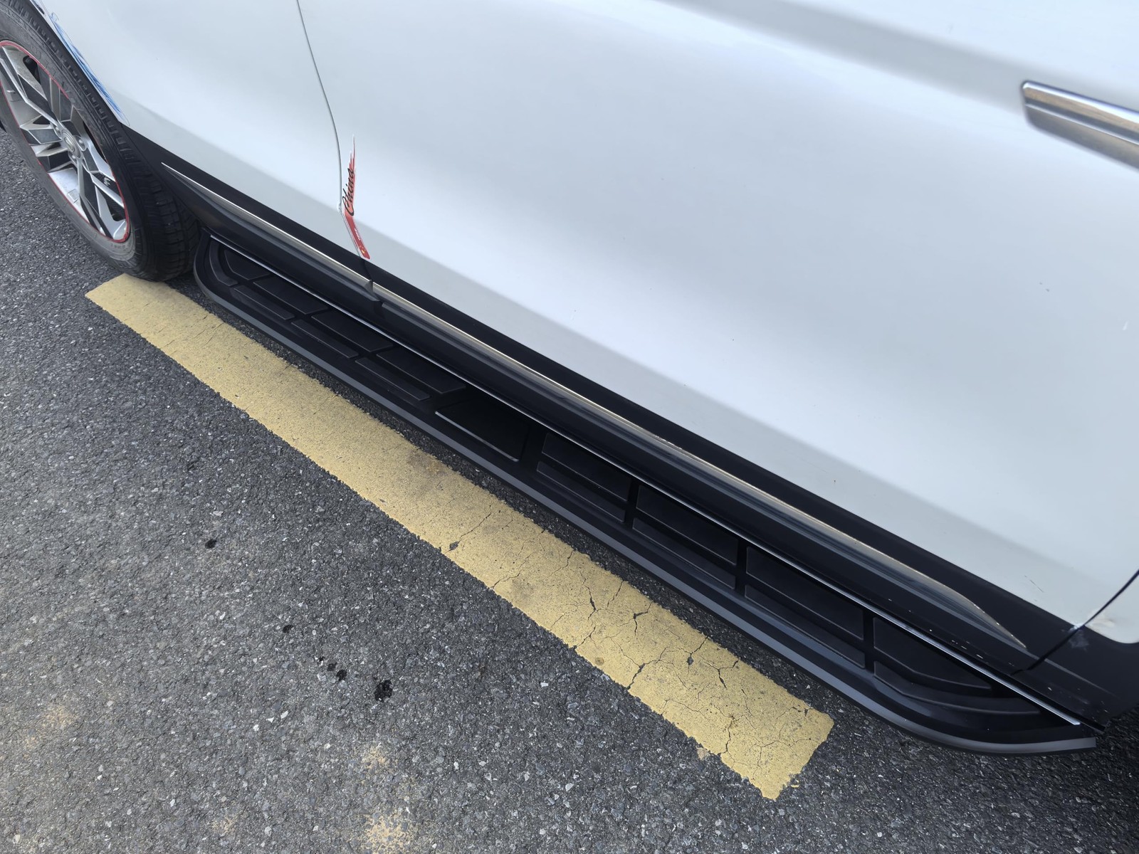 2Pcs Fixed Running Boards for Highlander 2021-2025 with Brackets