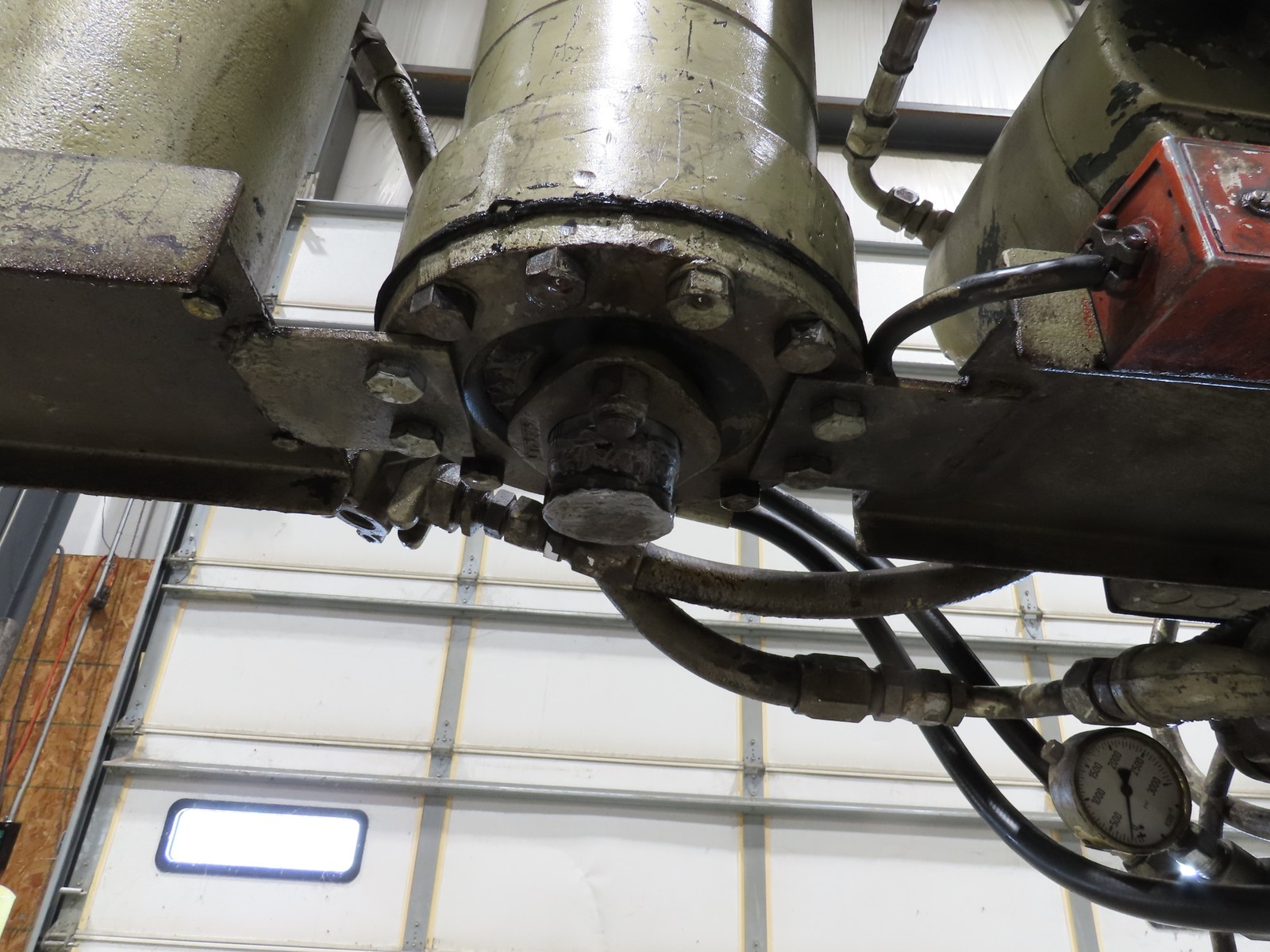 Hydraulic Press 20 Ton H Frame 120V Powered Pump Double Acting Cylinder