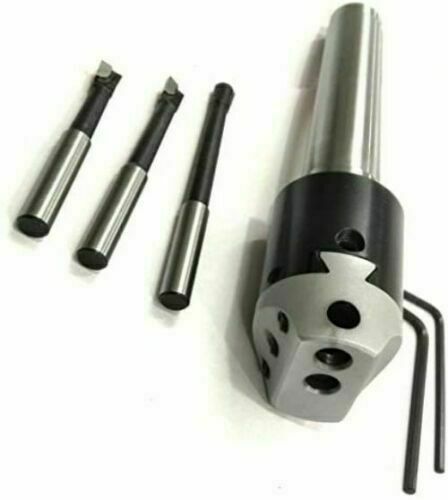 BORING HEAD DIA 1.5″ INCHES 1 DIV:0.001-(2MT SHANK with 3 carbide brazed bar