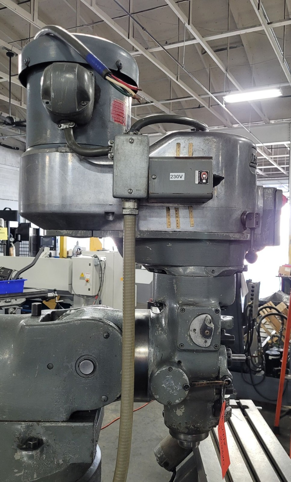 Bridgeport Series 1 Mill w/ Rebuilt 2HP, Chrome Ways, PF, 9×42 Table