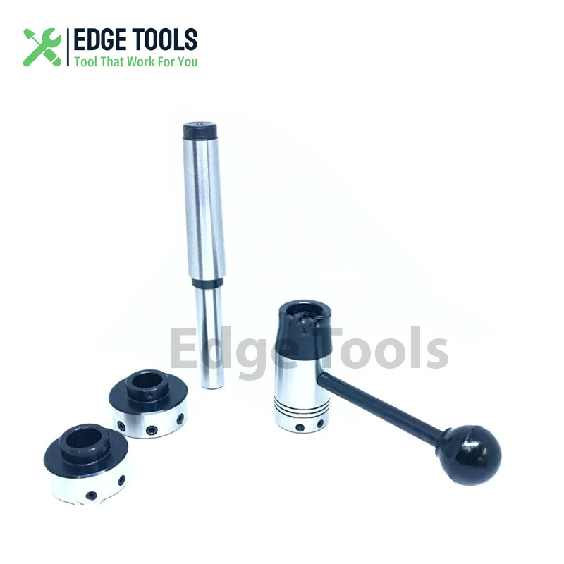 Lathe Tailstock Floating Type Die Holder Set 2MT Shank Size MT2 EDGE TOOLS