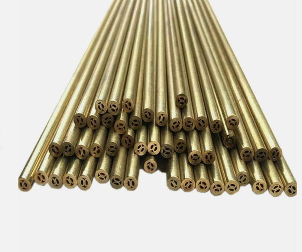 CNC Wire EDM Drilling Electrodes Multi-Channel Brass Tube Part 1.0-3.0*400mm Set