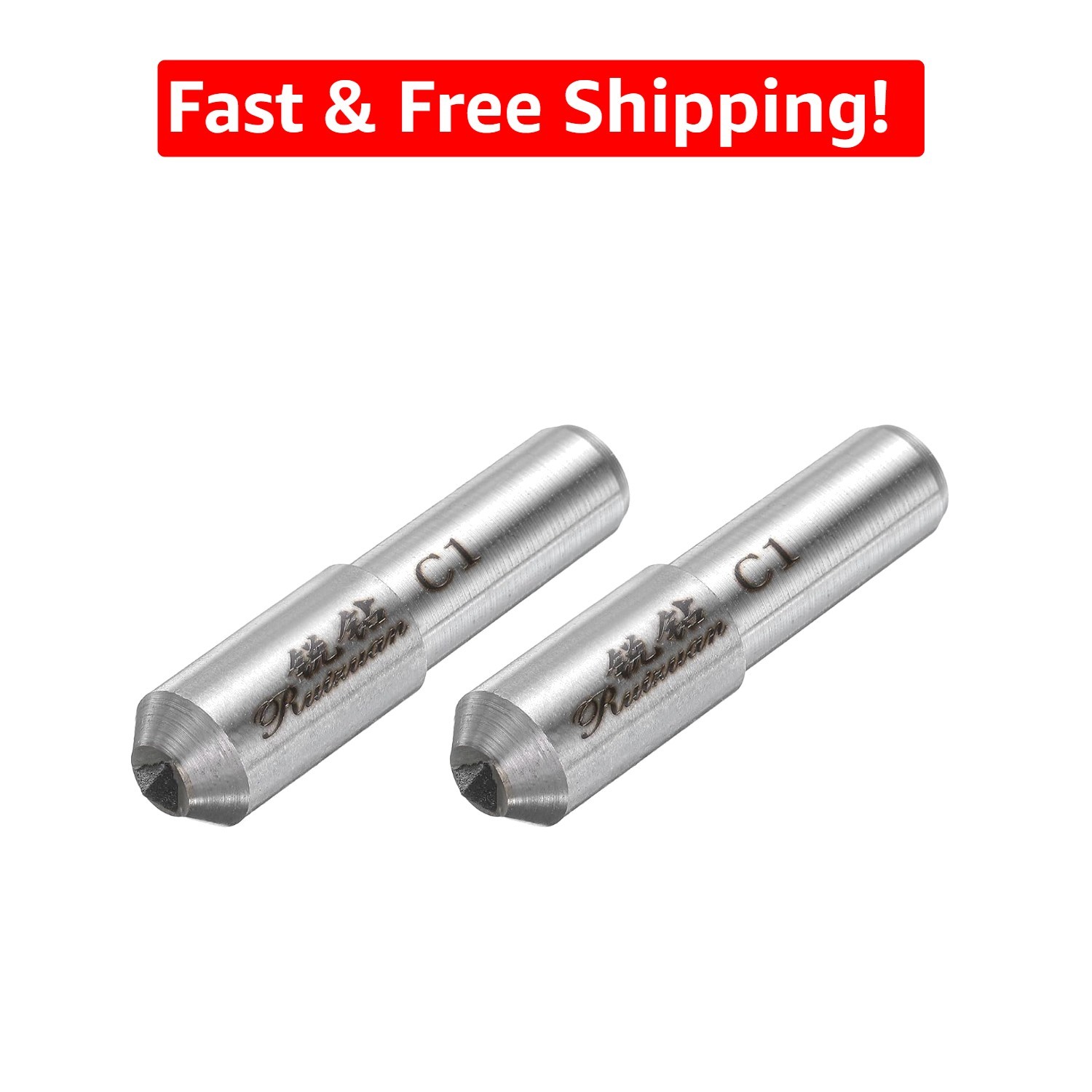Durable 2pcs Diamond Dresser Set, 10mm Shank, Perfect for Grinding Machines