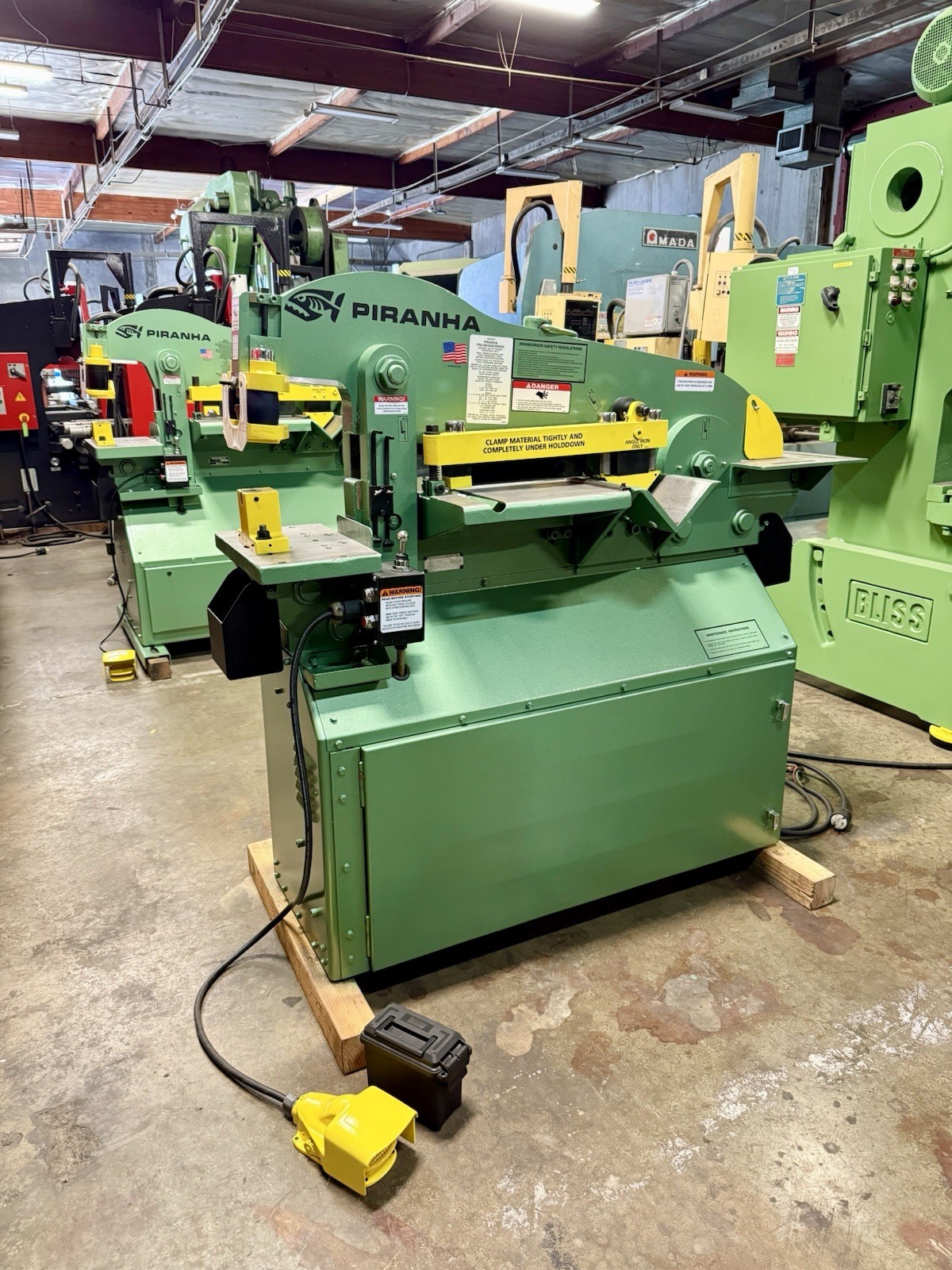 Piranha P-50 Hydraulic Ironworker 50 Ton