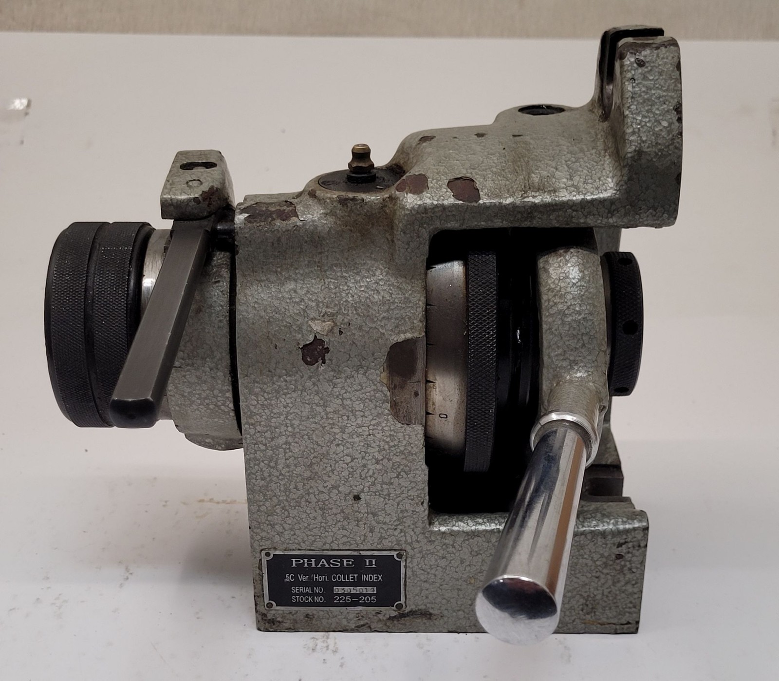 Phase II – 225-205 – 5C Horizontal-Vertical Collet Index Fixture