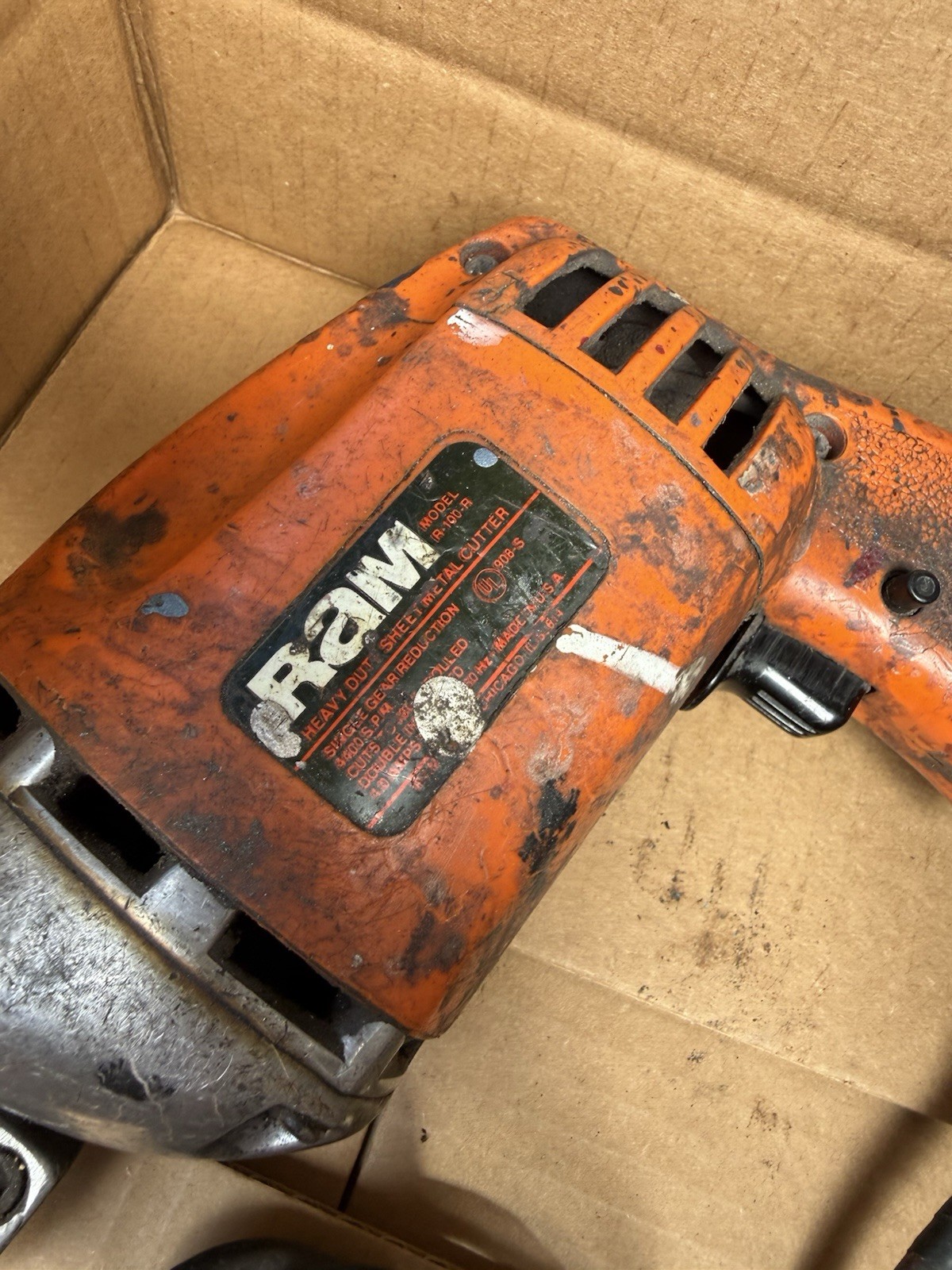 RAM Electric Metal Cutting Shear, Corded Sheet Metal Cutter