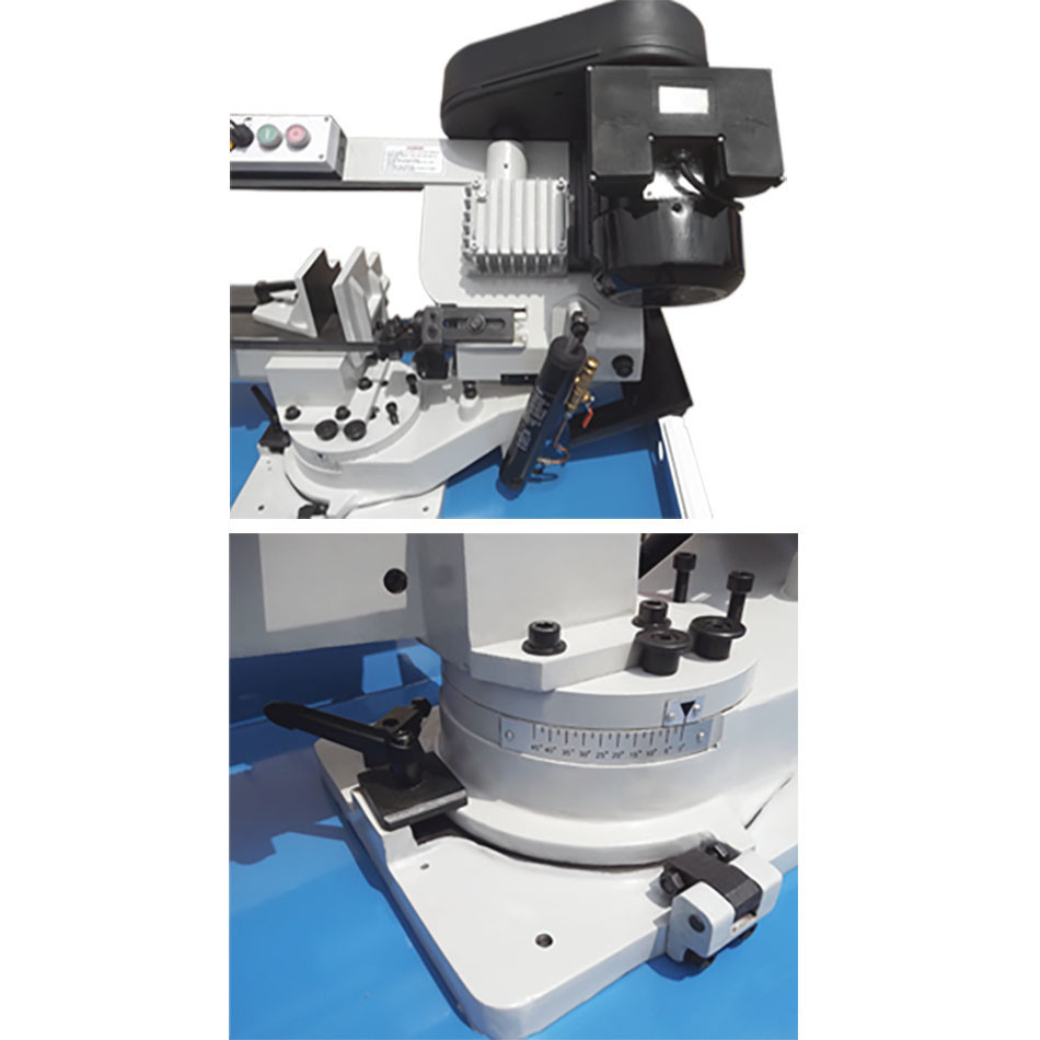 Swivel Bow 7″ Band Saw Horizontal Vertical Metal Cutting Cutter Hydraulic Down