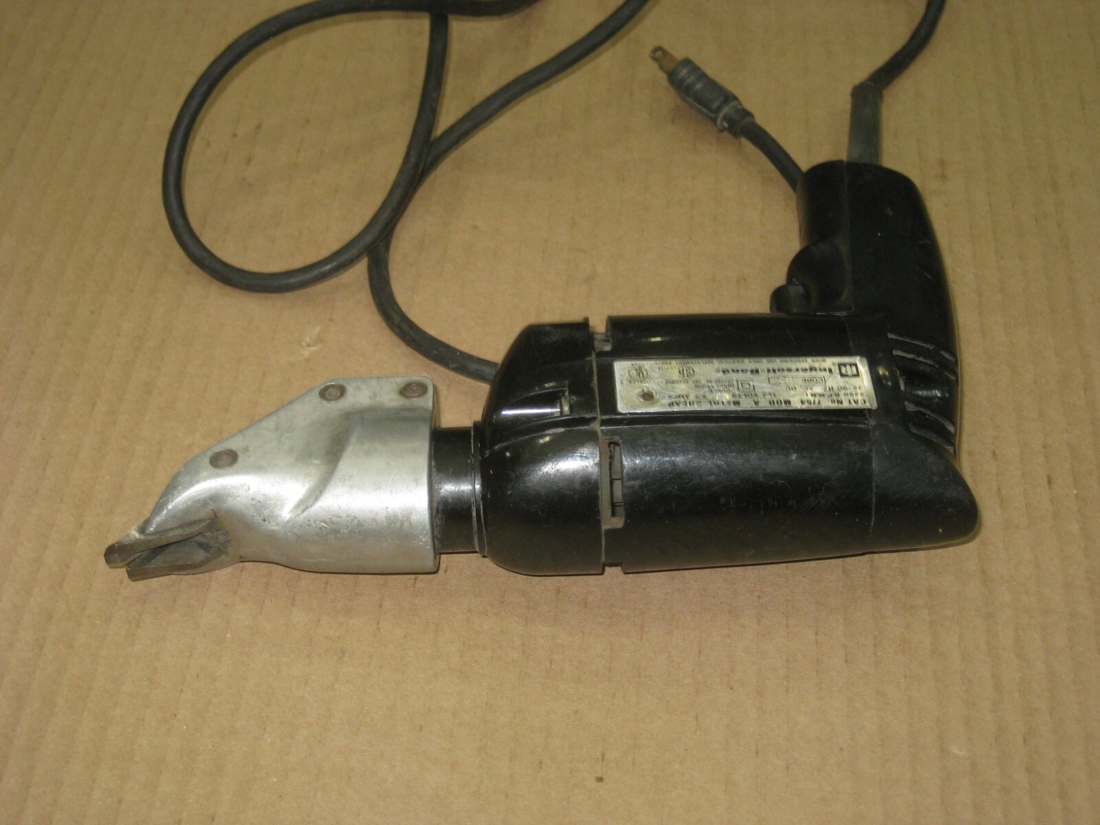 Ingersoll Rand Model 7754 Corded Electric Metal Shear – Good Condition