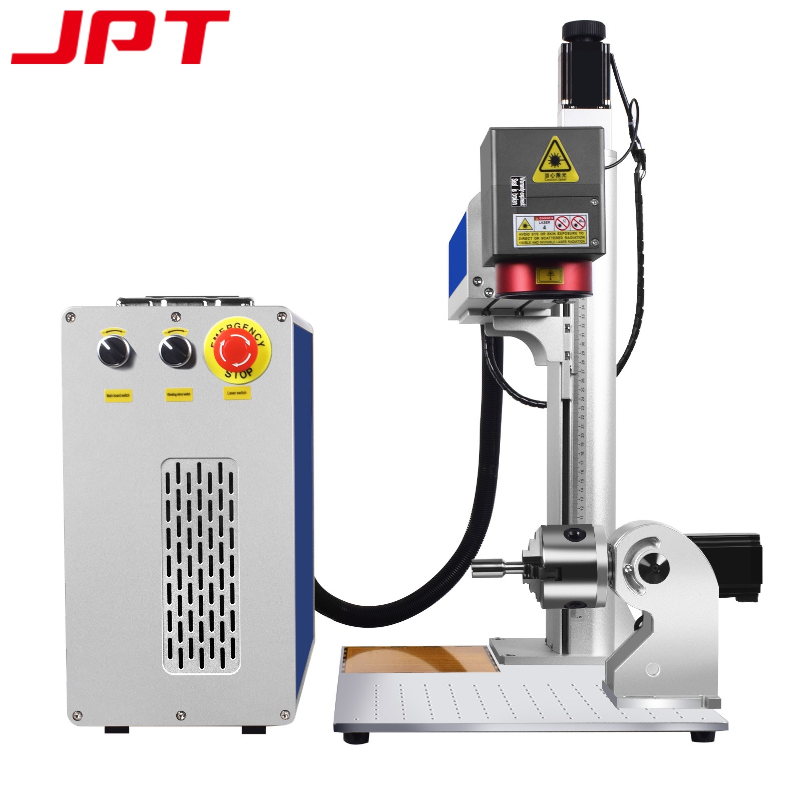 60W 2.5D JPT Mopa M7 Fiber Laser Marking Machine Metal Deep/Relief Engraver AU